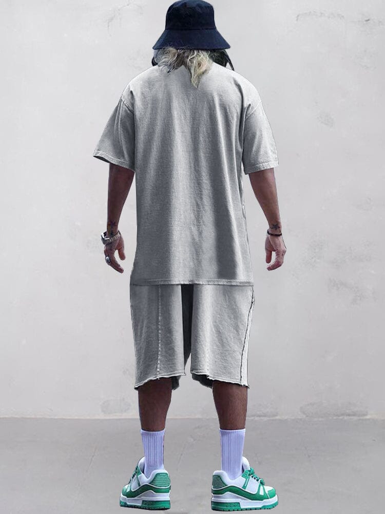 Casual Solid Color Tracksuits Set