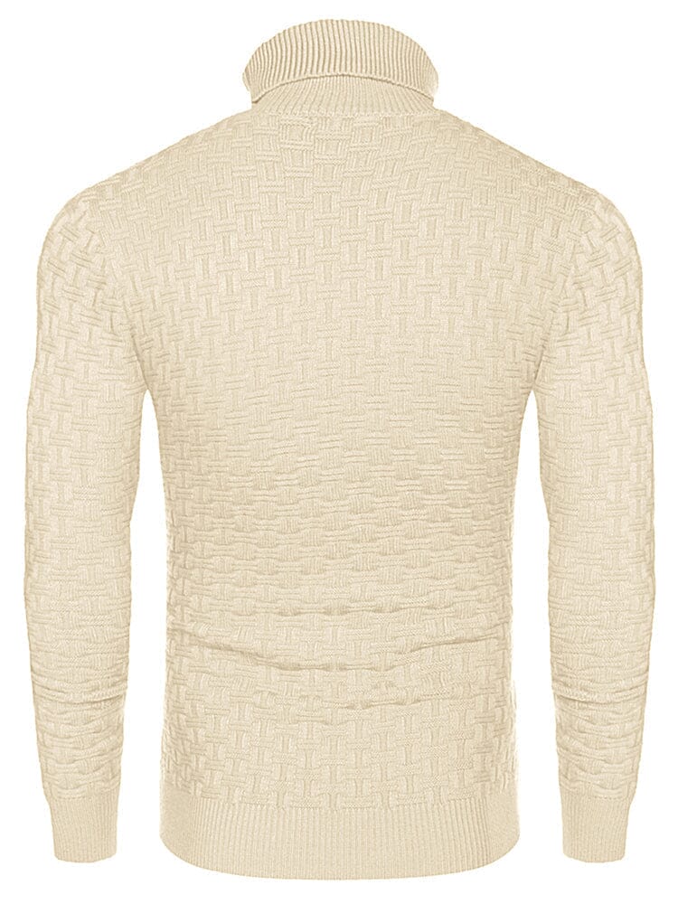 Casual Slim Fit Turtleneck Pullover Sweaters (US Only)