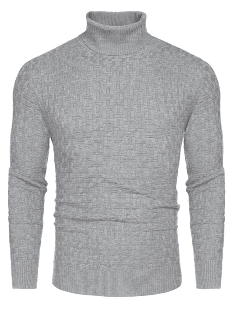 Casual Slim Fit Turtleneck Pullover Sweaters (US Only)
