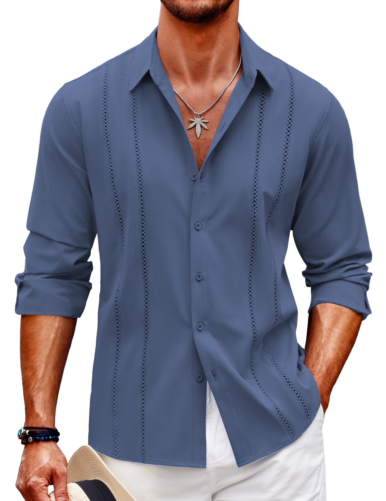 Casual Long Sleeve Button Down Shirt (US Only)