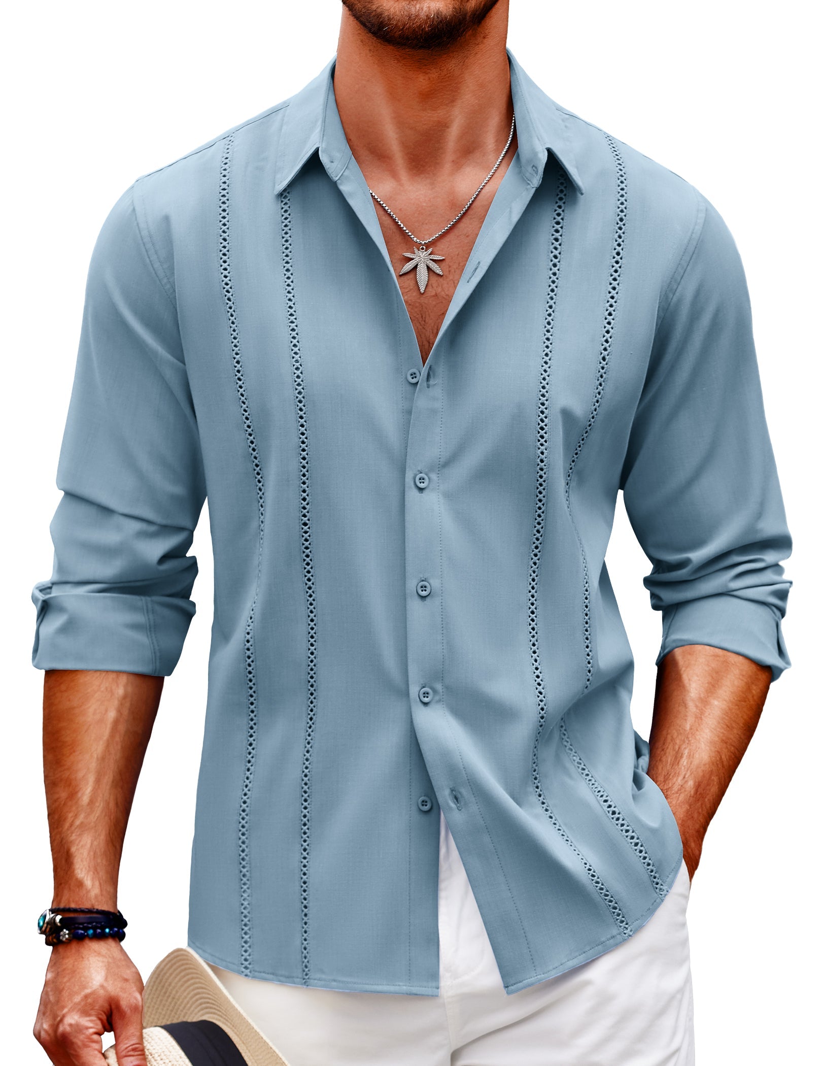 Casual Long Sleeve Button Down Shirt (US Only)