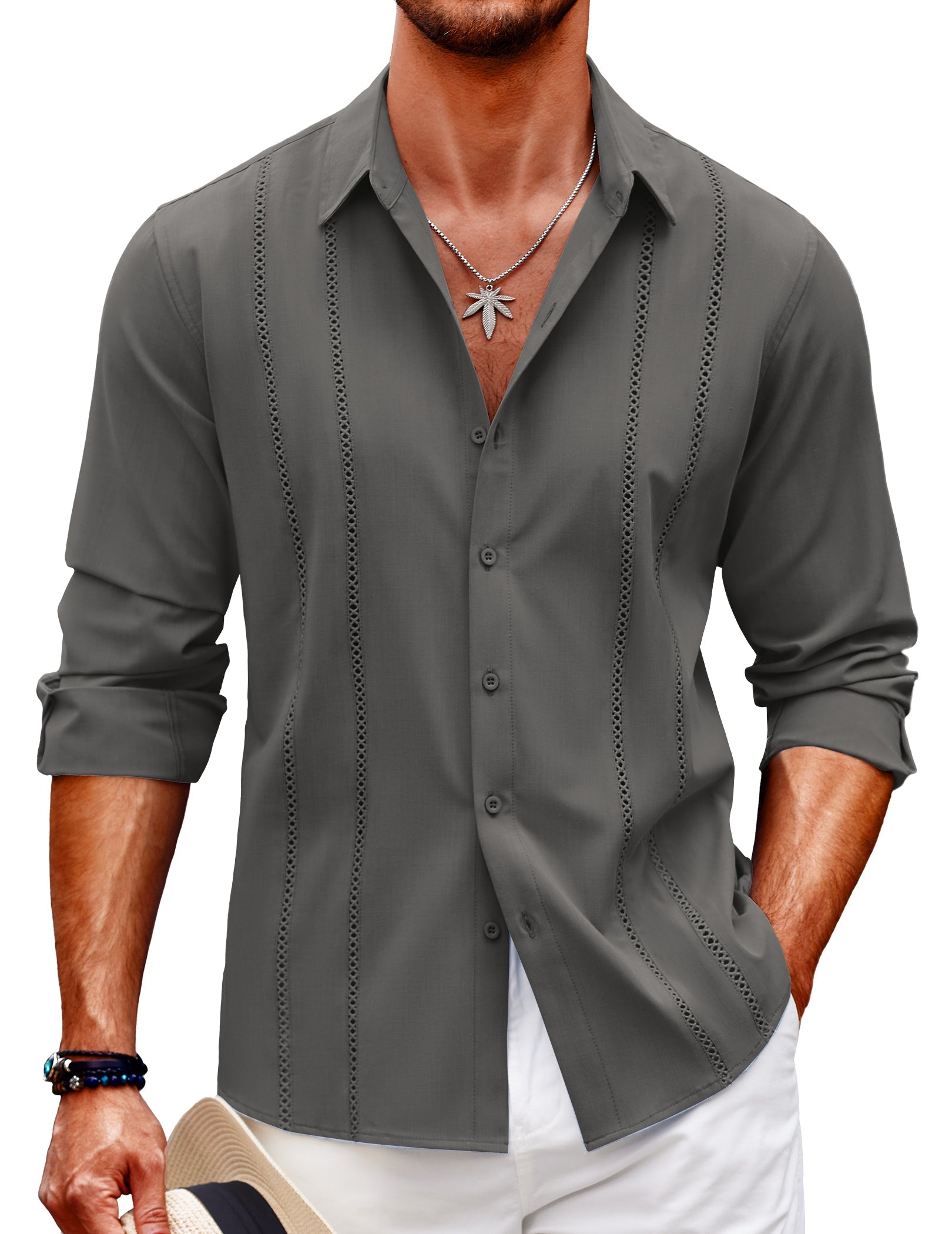 Casual Long Sleeve Button Down Shirt (US Only)