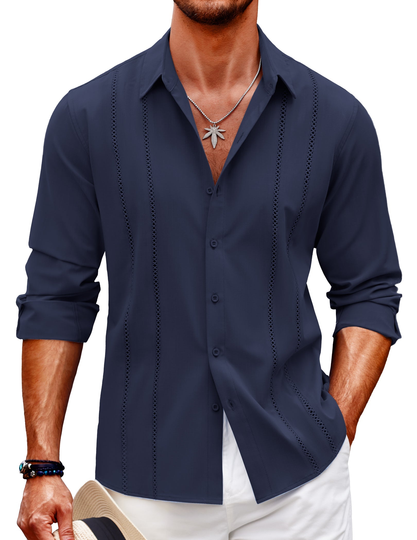 Casual Long Sleeve Button Down Shirt (US Only)