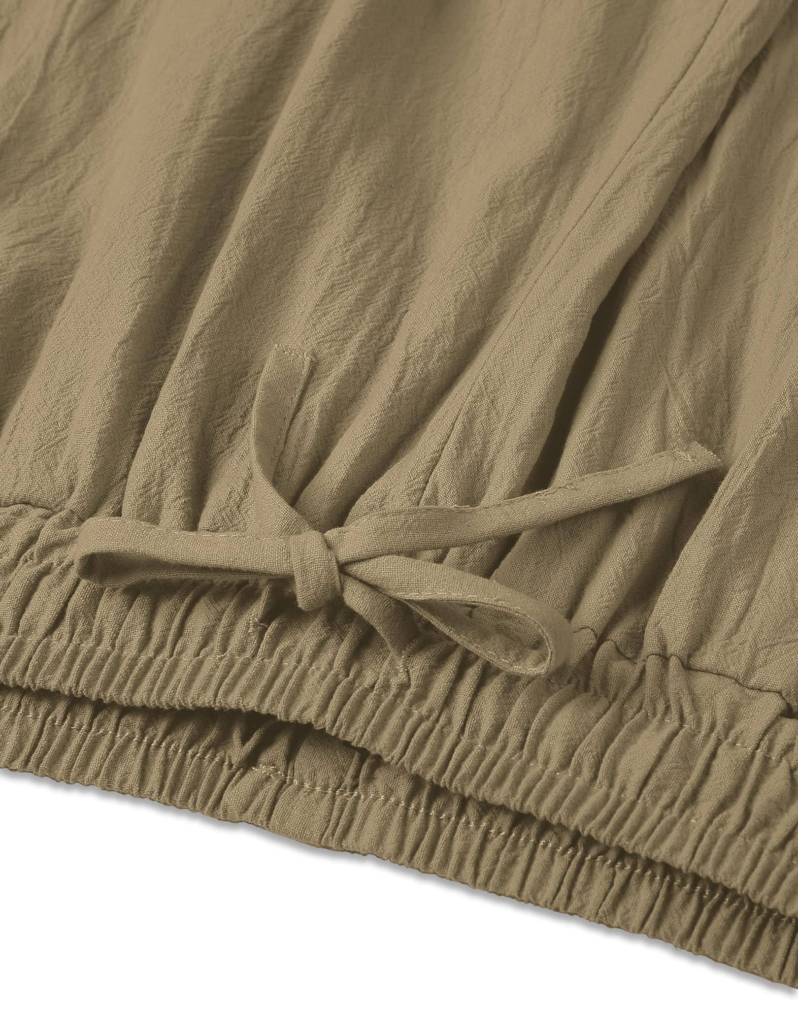 Cotton Linen Style Loose Yoga Pants (US Only)