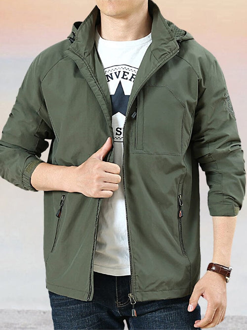 Casual Breathable Outdoor Hooded Jacket