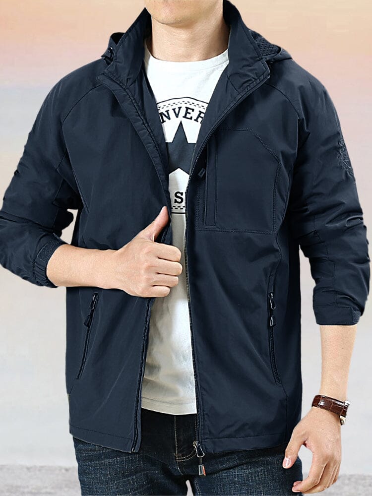 Casual Breathable Outdoor Hooded Jacket
