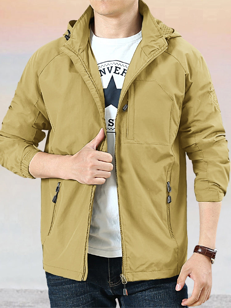 Casual Breathable Outdoor Hooded Jacket