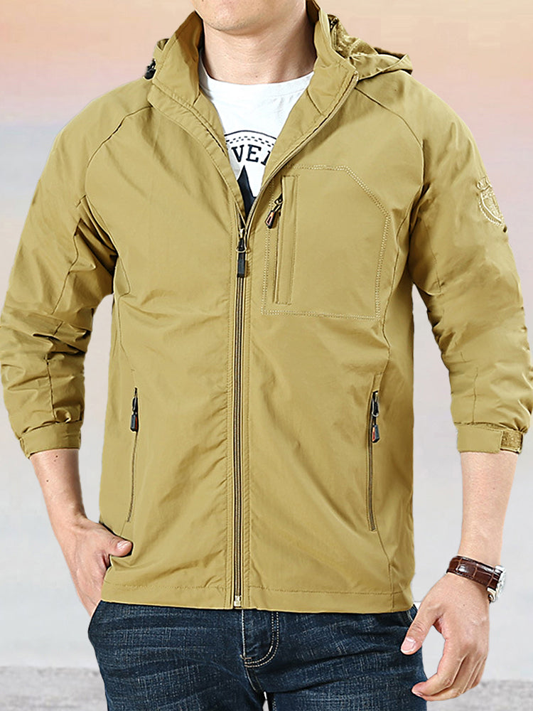 Casual Breathable Outdoor Hooded Jacket