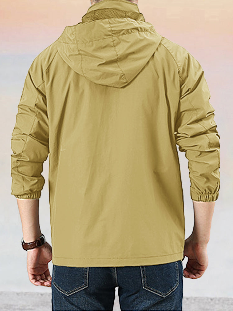 Casual Breathable Outdoor Hooded Jacket