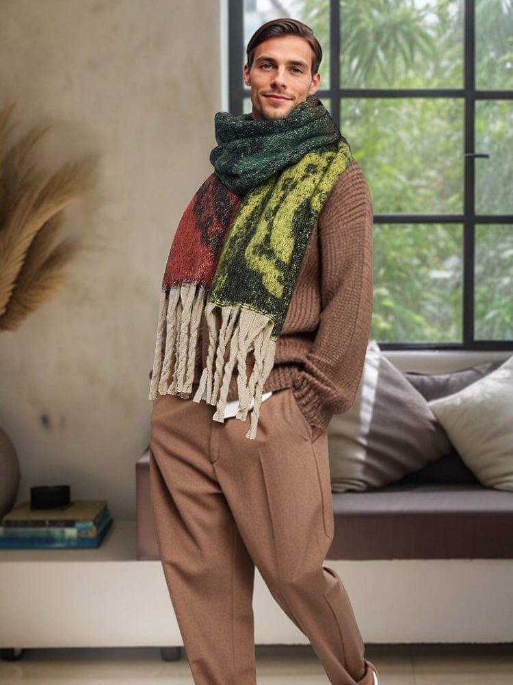 Soft Warm Tassel Shawl Scarf