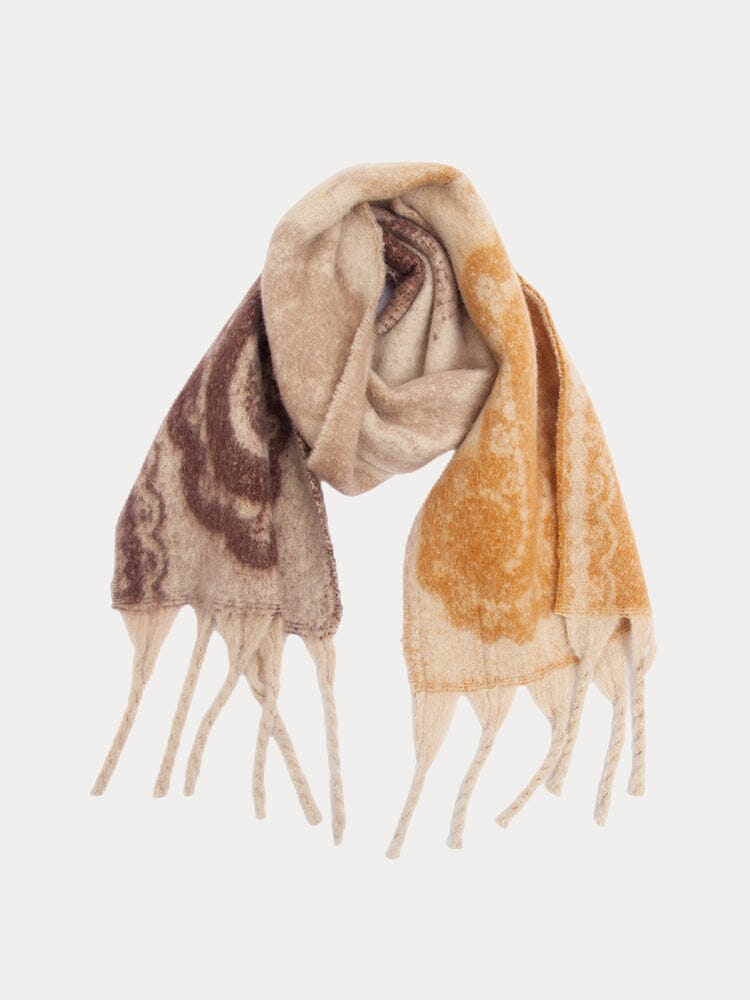 Soft Warm Tassel Shawl Scarf