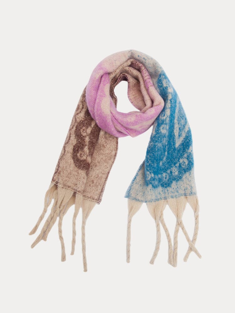 Soft Warm Tassel Shawl Scarf