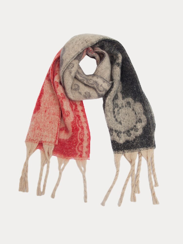 Soft Warm Tassel Shawl Scarf