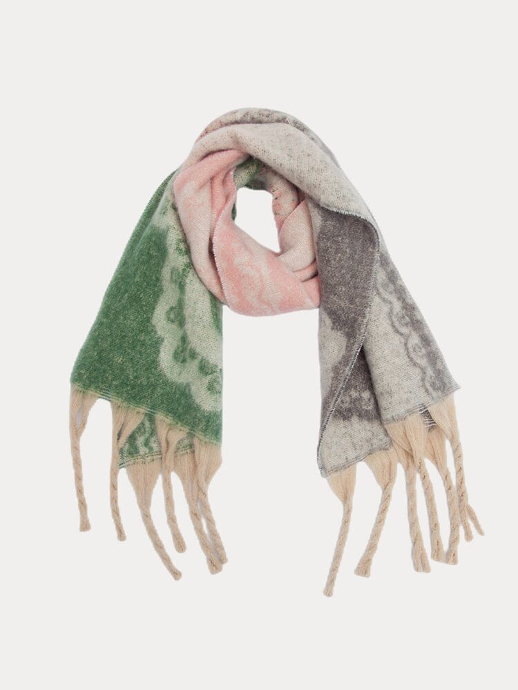 Soft Warm Tassel Shawl Scarf