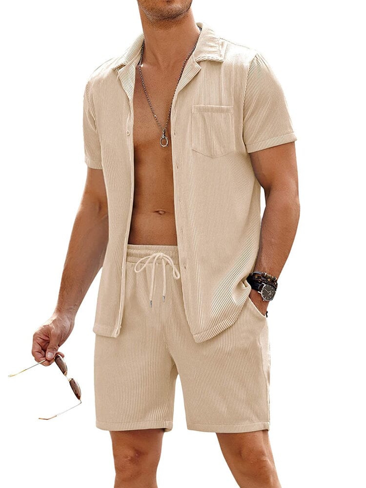 Casual 2 Pieces Beach Outfits Set (US Only)